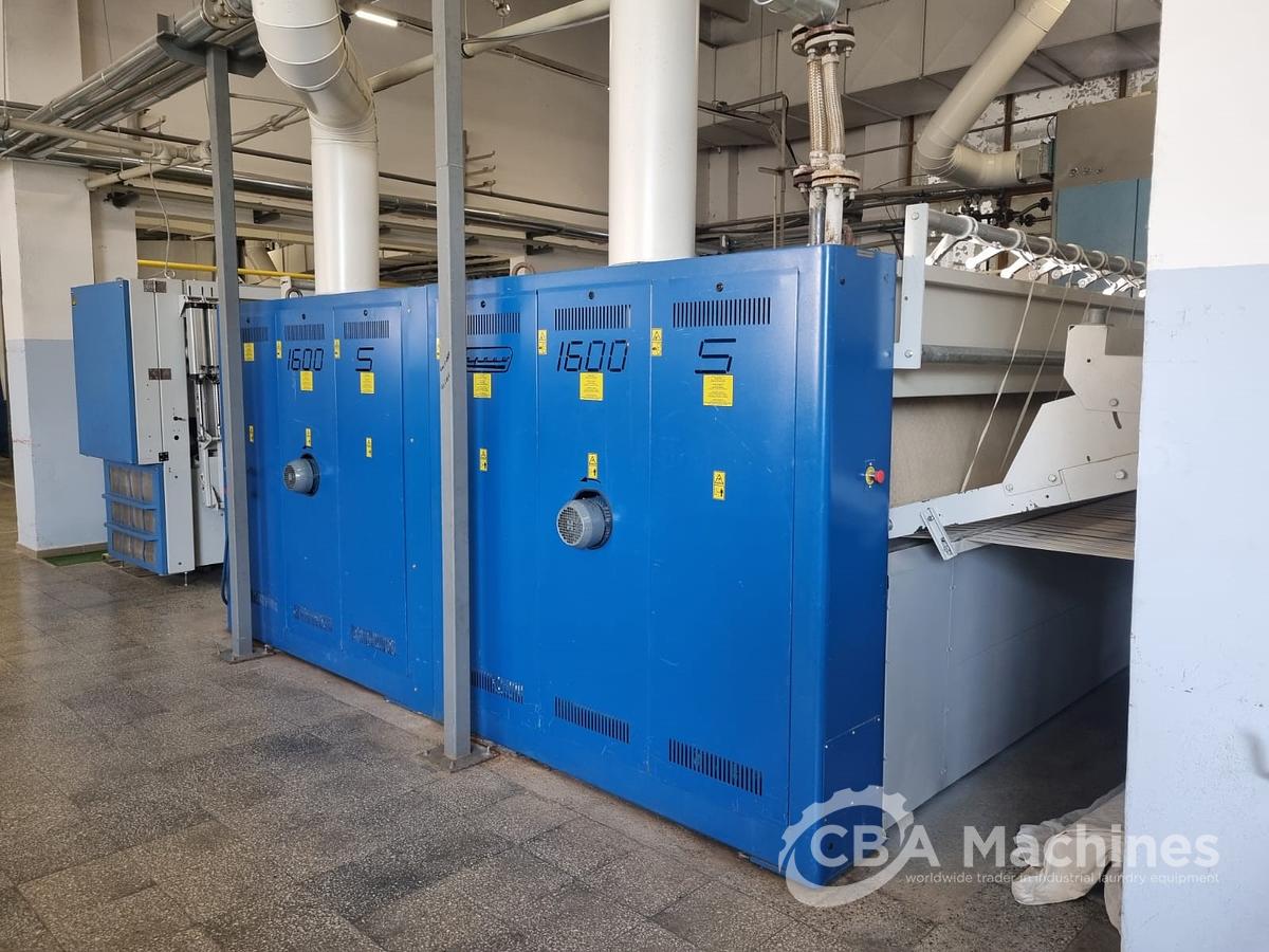 Used Complete Ironing Line Jensen – Lapauw 2 roll 1600 x 4000mm STEAM