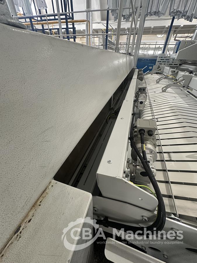 Used 2010 Jensen Ironing Line Logic Plus - Jenroll EXPG 2x1200x3500mm GAS - Classic Folder