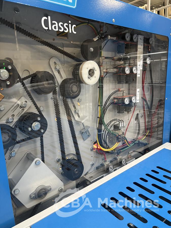 Used 2021 Jensen Ironing Line 2x1200x3500mm GAS - Logic Plus - Kalor - Classic - 4x Concorde