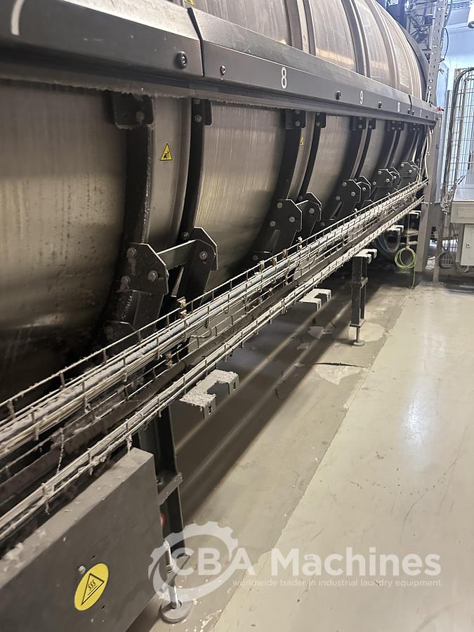 Used 2009 Girbau CBW System 12x50 with press + 100kg dryer