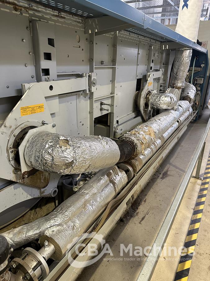 Used 2014 Kannegiesser 3x1200x3500 Ironing Line Steam 1-2-4 lanes