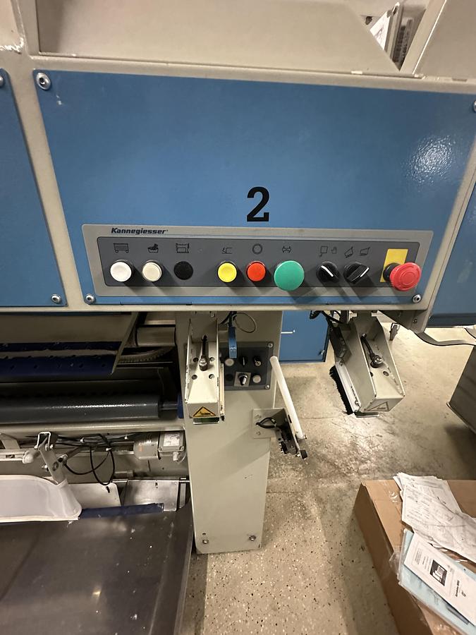 Used 2011 / 2005 Kannegiesser Ironing Line GAS 1x2000x3500mm: EMD - HPMG- RFM