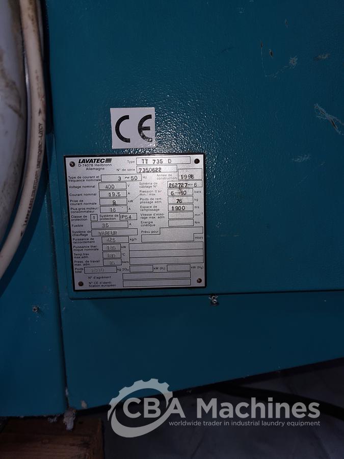 Used 1996 Dryer Lavatec TT735D ( 669 )