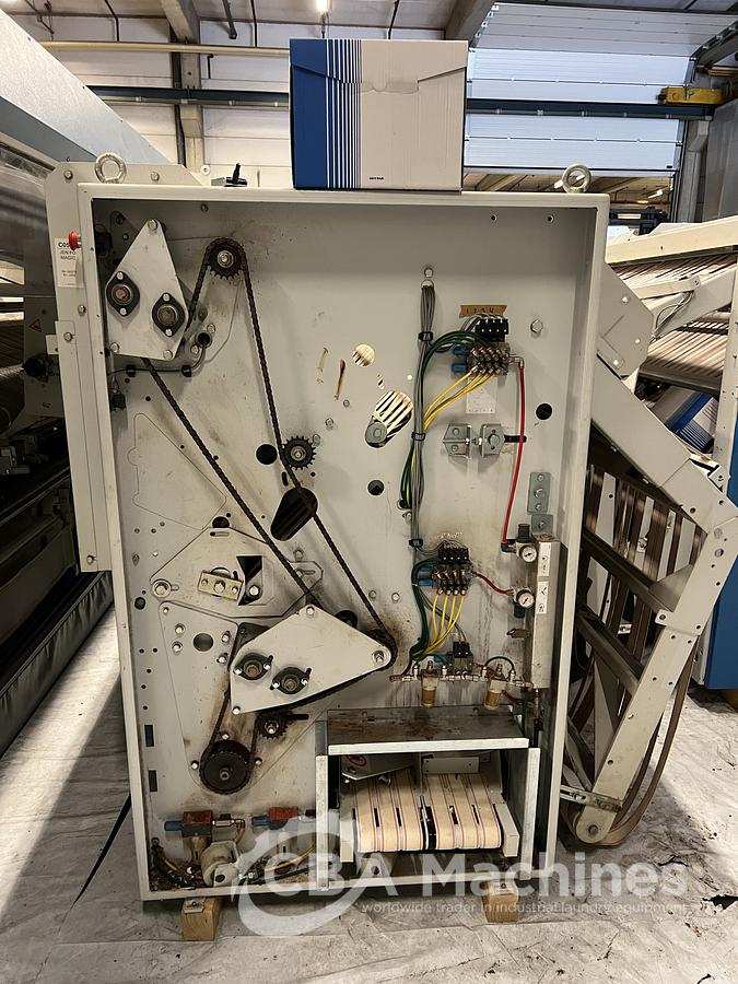 Used 2005 Jensen / Lapauw Ironing Line 2x1200x4000mm Steam for Small Pieces