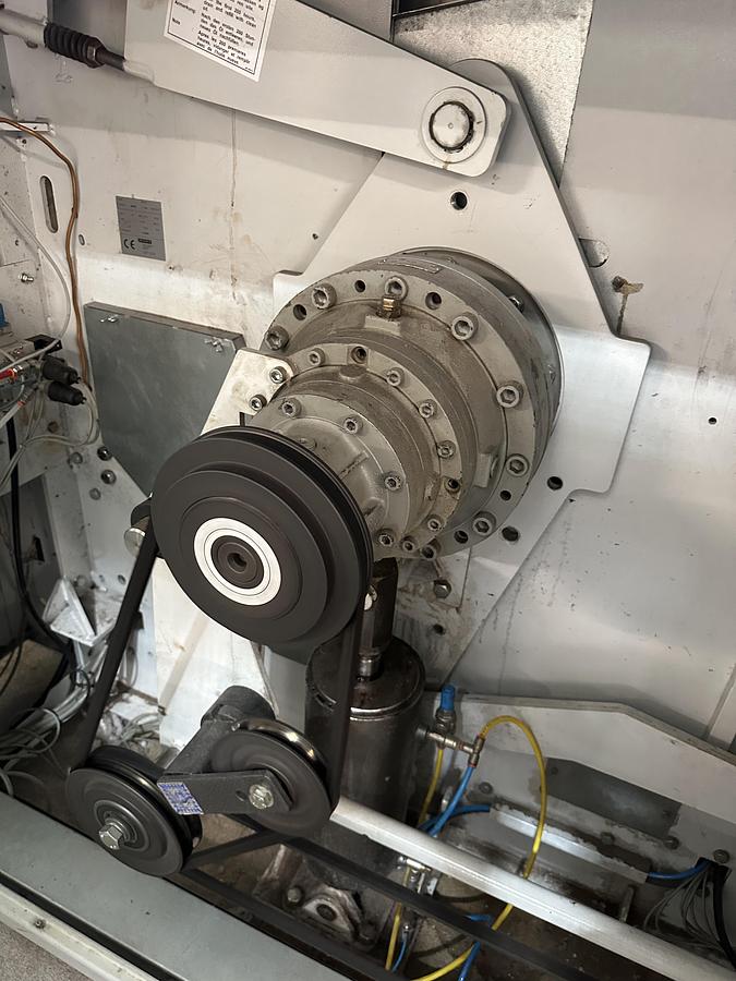 Used 2009 Ironing Line Lapauw 2x1200x3300 GAS + Jensen Classic + MFS Folder (905-906-907)