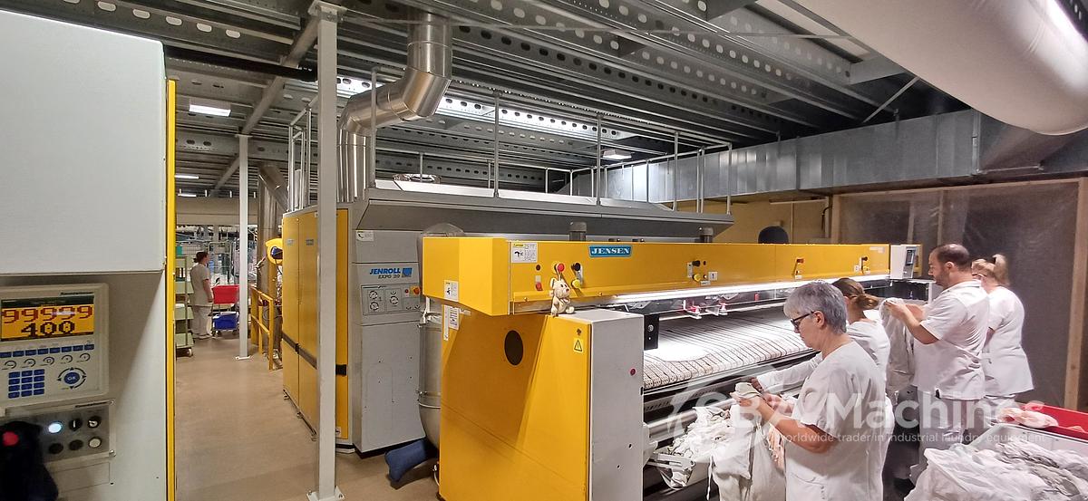 Used 2008 Jensen GAS Ironing Line 1 roll 2000x3500mm