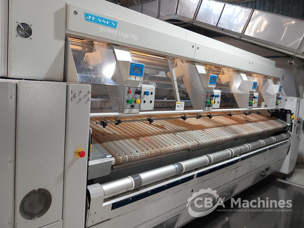 Used 2018 Jensen Ironing Line EXPG 2x1200x4000mm GAS - Logic Plus - Universal