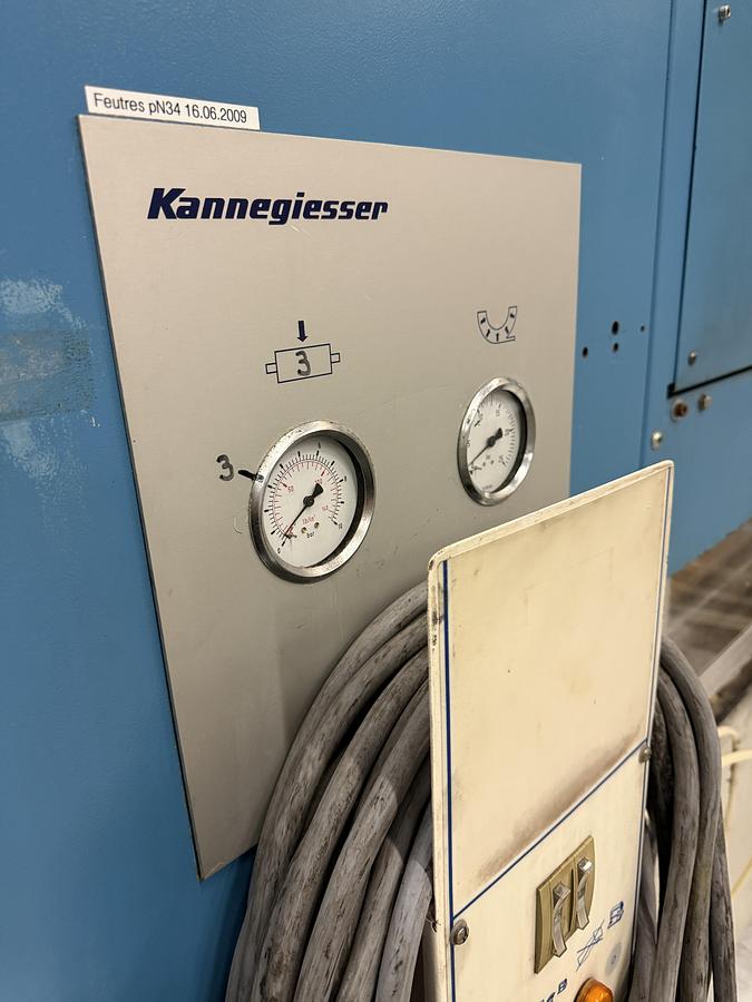 Used 1995 Ironer Kannegiesser HLM 2 roll 1200 x 3300mm Steam (895)