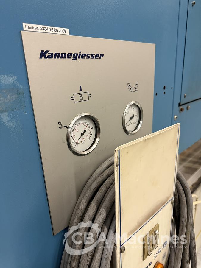 Used 1995 Ironer Kannegiesser HLM 2 roll 1200 x 3300mm Steam (895)