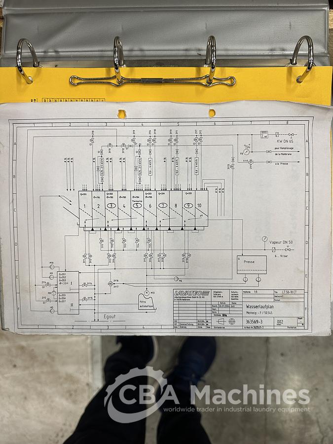 Usato 2004 Tunnel di lavaggio Lavatec 10x50 Center Transfer  ( 455 )