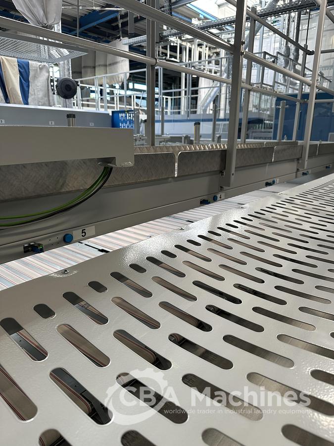 Used 2022 Ironing line Jensen Basic Plus (1029) + EXP 2000 (1030) + Magic (1031) + Napkin Bottom Up (1032)