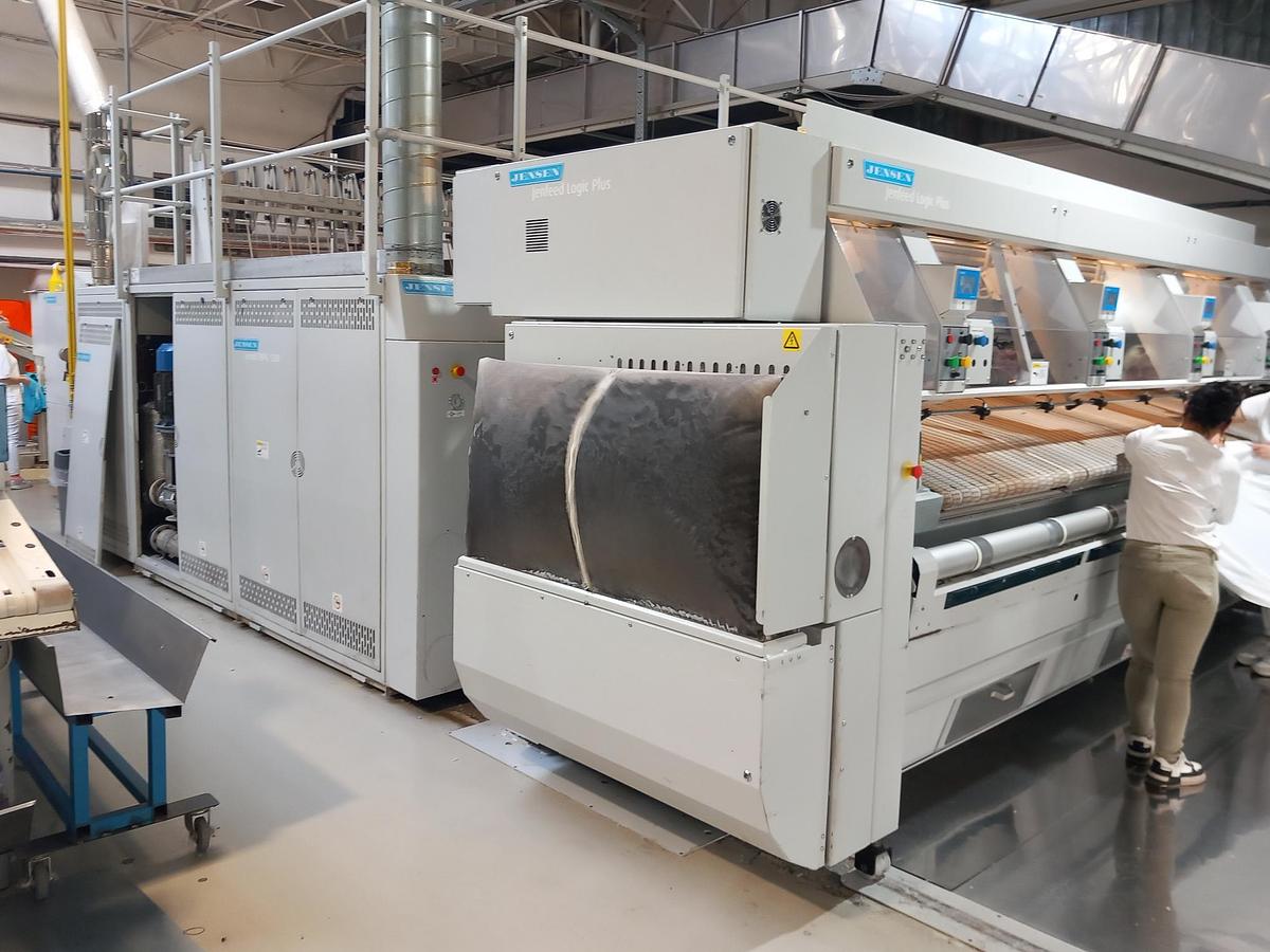 Used 2018 Jensen Ironing Line EXPG 2x1200x4000mm GAS - Logic Plus - Universal