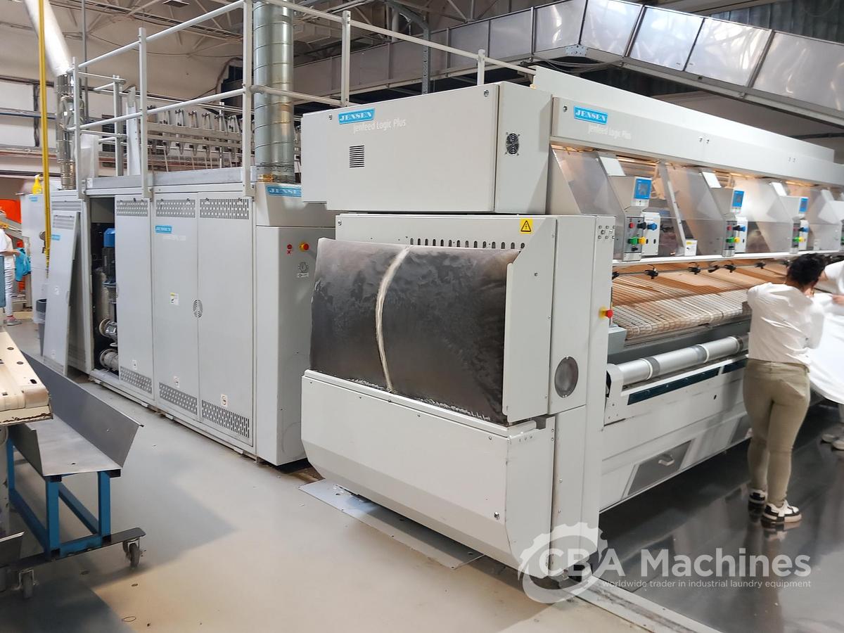 Used 2018 Jensen Ironing Line EXPG 2x1200x4000mm GAS - Logic Plus - Universal