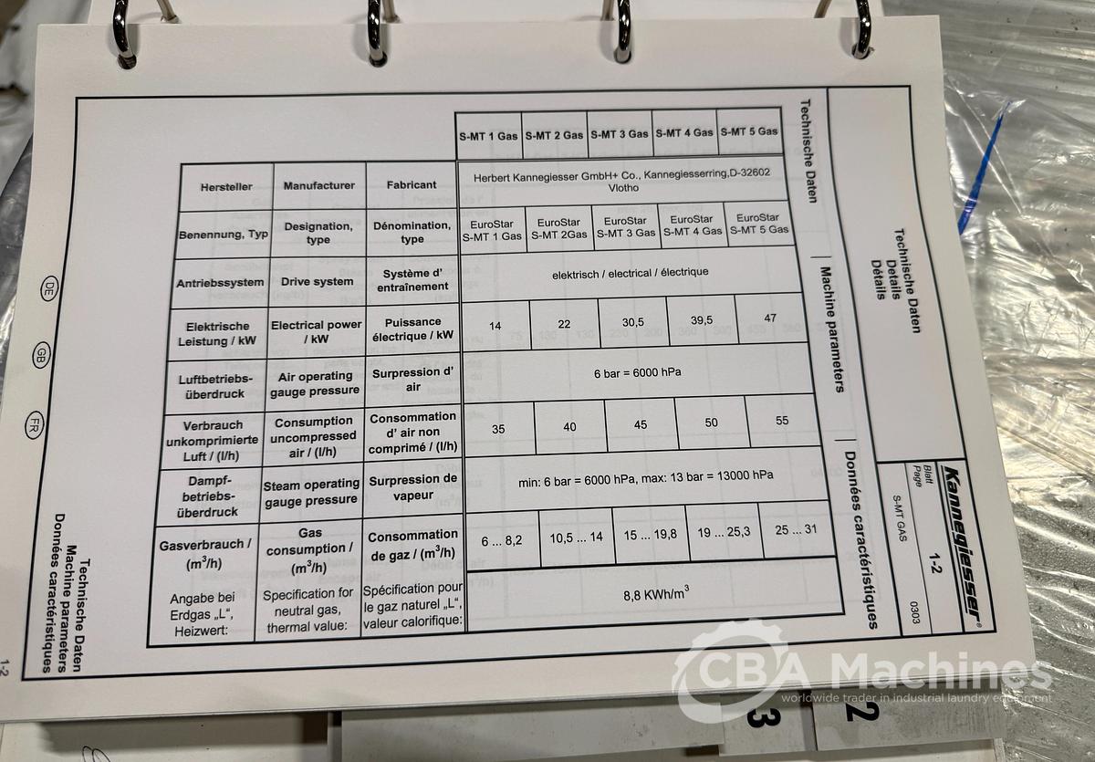 Used 2015 Tunnel Finisher Kannegiesser SMT-1 -GAS-Turbo A-R-/F-X (924)