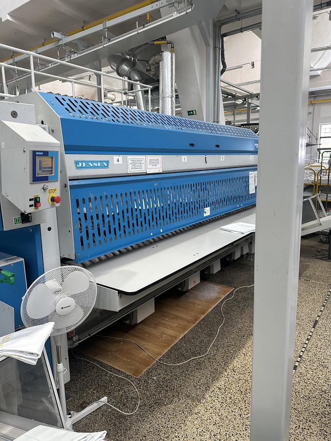 Used 2010 Jensen Ironing Line Logic Plus - Jenroll EXPG 2x1200x3500mm GAS - Classic Folder