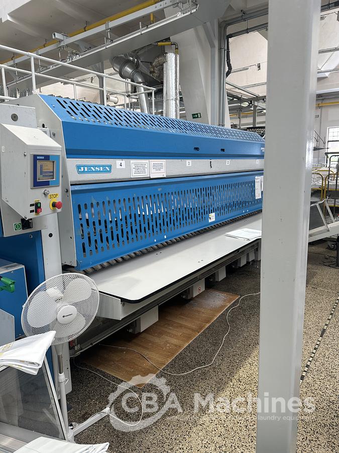 Used 2010 Jensen Ironing Line Logic Plus - Jenroll EXPG 2x1200x3500mm GAS - Classic Folder
