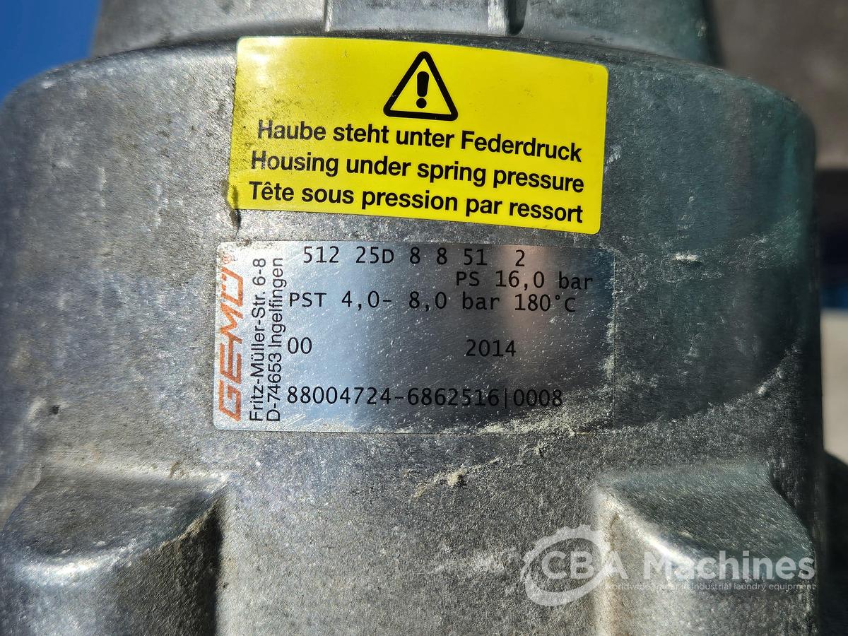 Used 1999 Dryer Lavatec TT733 D Steam 50kg with legs 175cm (854)