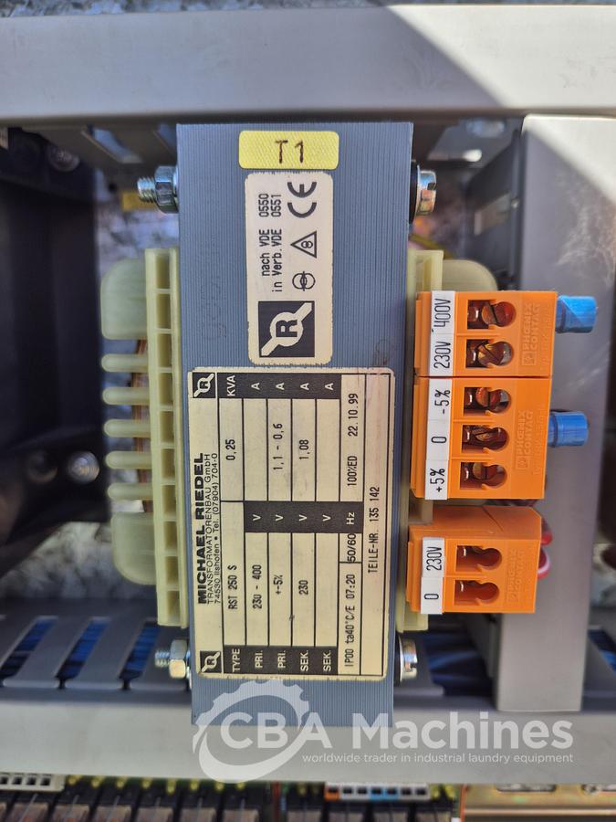 Used 1999 Dryer Lavatec TT733 D Steam 50kg with legs 175cm (853)