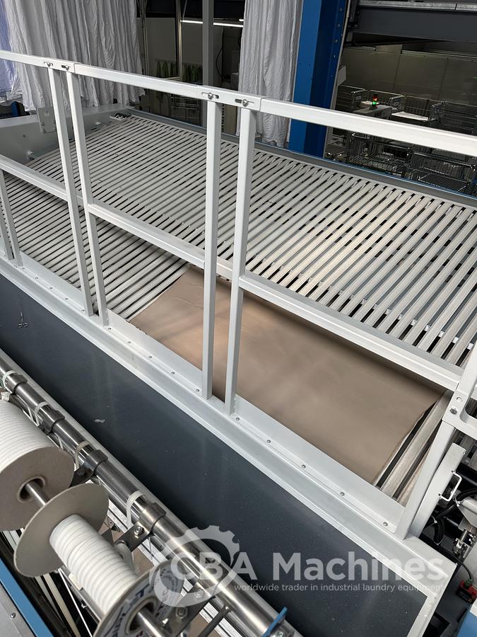 Used 2023 Kannegiesser Ironing line EMQ synchro pro 40-01+2-4/4-1/2 (1033) + HighPower HPM 3x1200x4000mm (1034) + SFM-E 40(42)-1/2-3-KR3-R-ISP4 (1035)