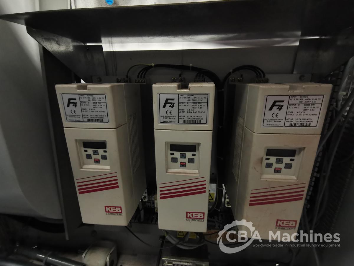 Used 2005 Jensen / Lapauw Ironing Line 2x1200x4000mm Steam for Small Pieces