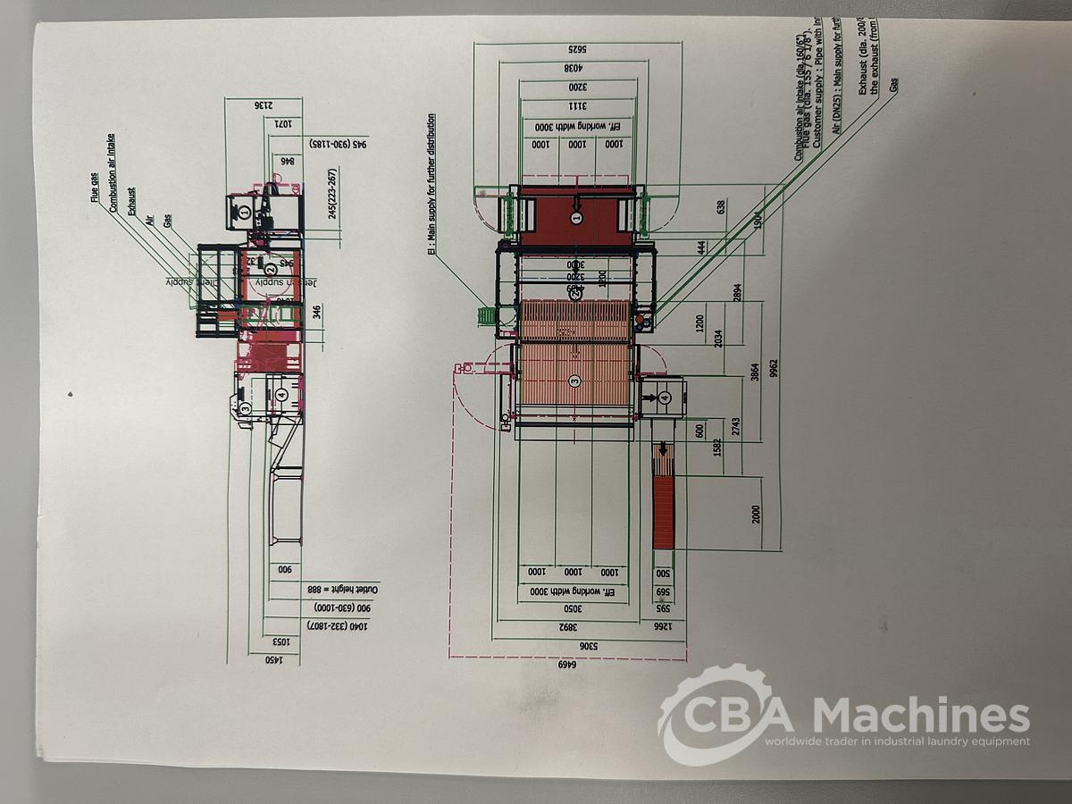 Used 2019 Jensen Small Piece Ironing Line (867-868-869)