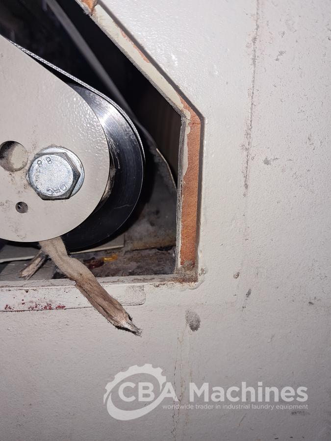 Used Ironing line Kannegiesser 2 roll 1200 x 3000mm steam year 2005/1997