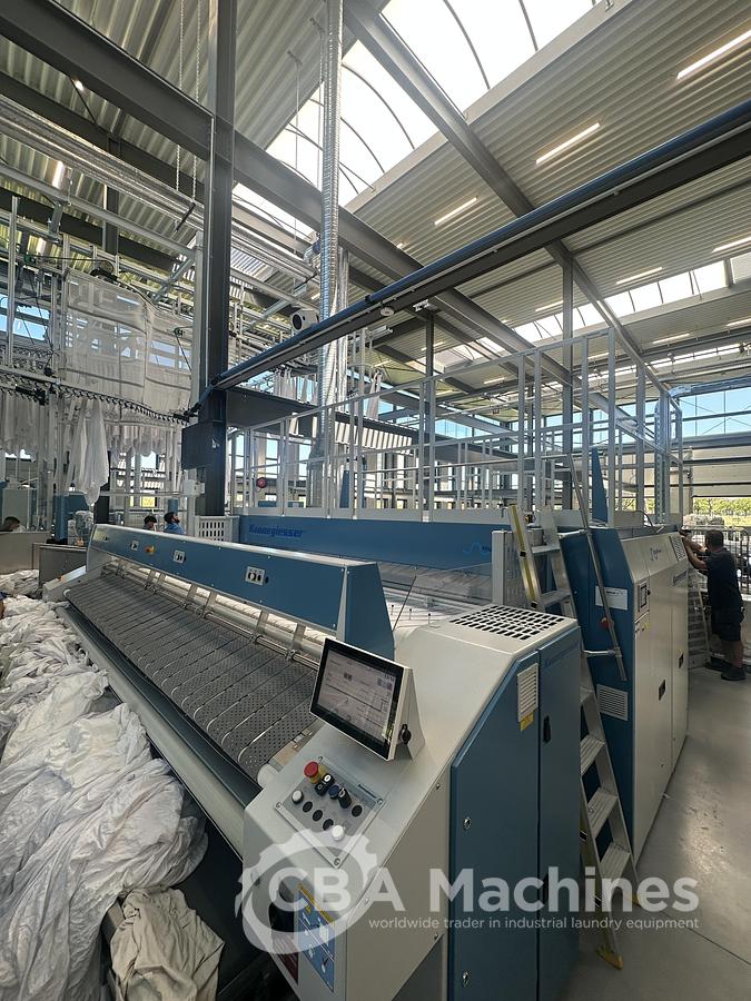 Used 2025 Kannegiesser Ironing line EMV 35-4 + Mono roll 1200 x 3500 + RFL-J 35-1/2/4-2 + SKF 35-4 (1013-1014-1015-1016)