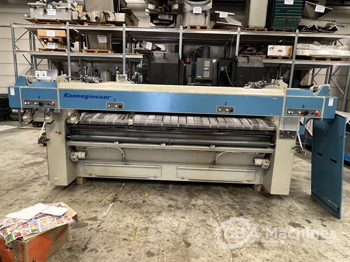Used 2005/1997 Kannegiesser Ironing Line HPM-G 1 roll 2000x3000mm Steam