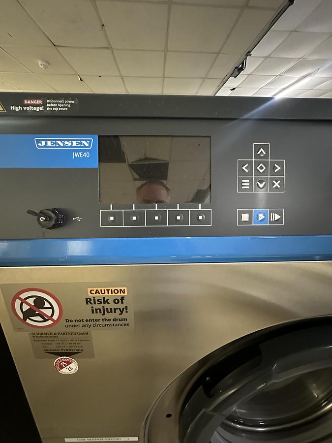 Used 2016 Washer Extractor Jensen JWE 40kg