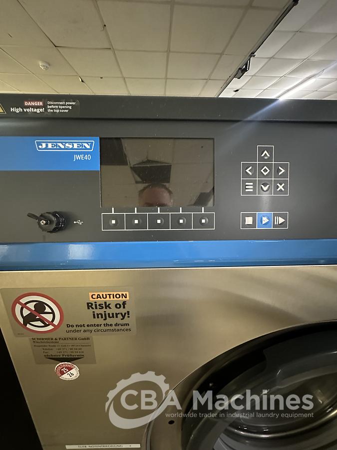 Used 2016 Washer Extractor Jensen JWE 40kg
