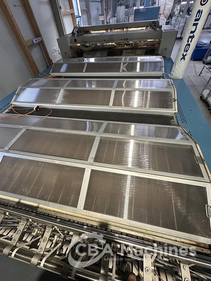 Used 2014 Kannegiesser 3x1200x3500 Ironing Line Steam 1-2-4 lanes