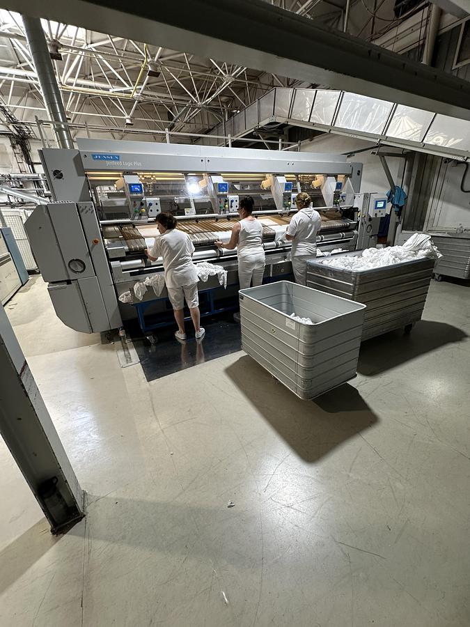 Used 2018 Jensen Ironing Line EXPG 2x1200x4000mm GAS - Logic Plus - Universal