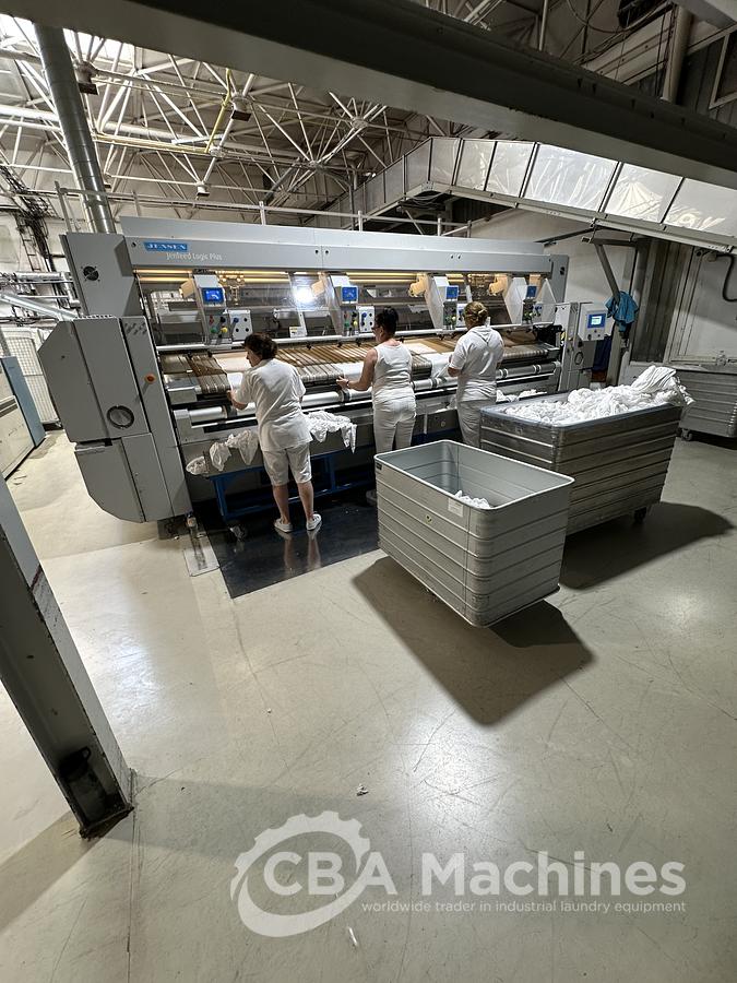 Used 2018 Jensen Ironing Line EXPG 2x1200x4000mm GAS - Logic Plus - Universal