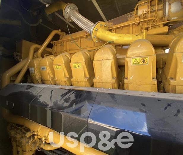 Used 7 MW 2014 Used Caterpillar XQ1475G Natural Gas Generator Set
