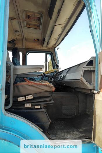 Used 1989 IVECO Turbostar 190-30 6X2 10 tyres flatbed truck