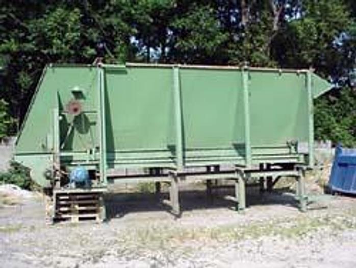 Used Dosing hopper - charging bunker with a belt conveyor