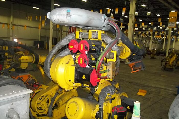 Used FANUC ROBOT LIQUIDATION SALE R2000iB/210F ROBOTS WITH R30iA CONTROLLERS (400) LOW HOUR UNITS AVAILABLE