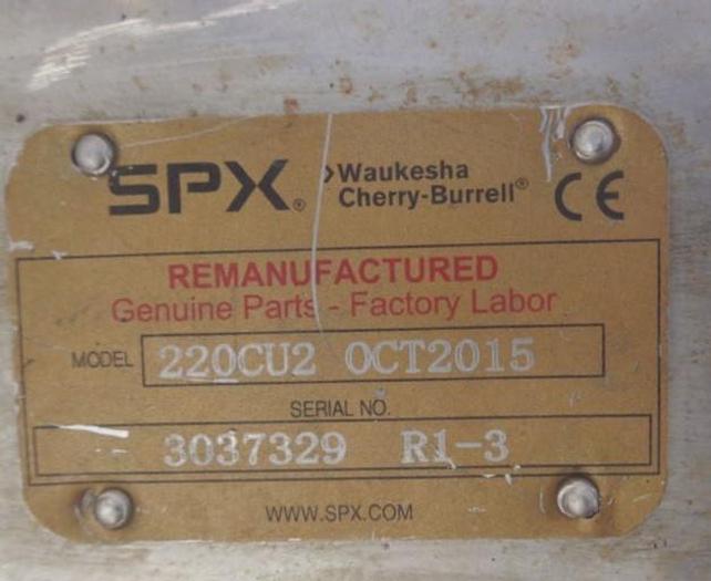 Used Pump, Positive, Waukesha, Mdl 220CU2, 30 HP, 4", 316 S/st, Transfer, B #S743276