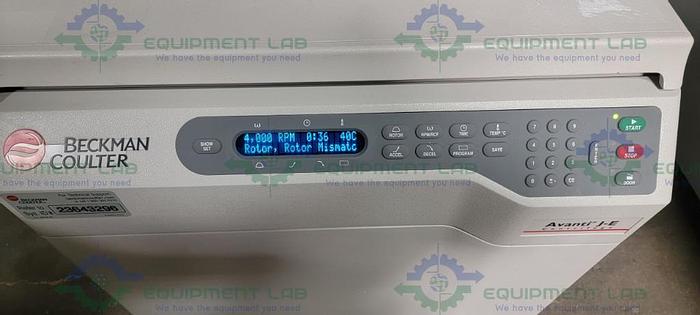 Used Beckman  Avanti J-E  Refrigerated High-Speed Floor Centrifuge w/ JS-5.3 Rotor