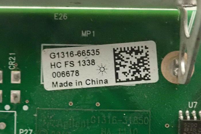 Used Agilent G1316-66535 CCM Board for 1260 Infinity Series T13-D17