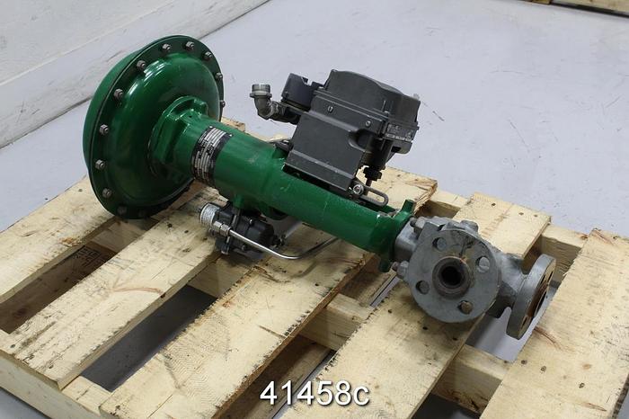 Used Fisher Eas 1" Steam Valve, Stainless Steel #41458