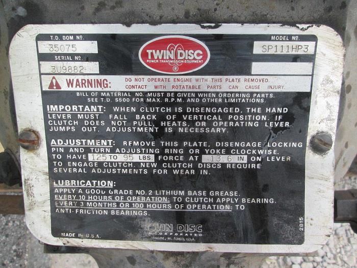 Used Power Unit With Power Transmission Unit (PTO)