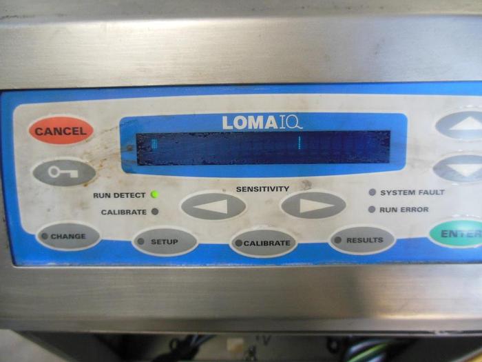 Used Detector, Metal, 12" x 5', Loma, IQ, Start/Stop #S742282