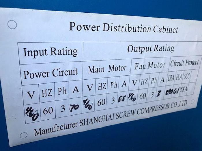 Used 4/12/2016 2016 40HP AIR COMPRESSOR