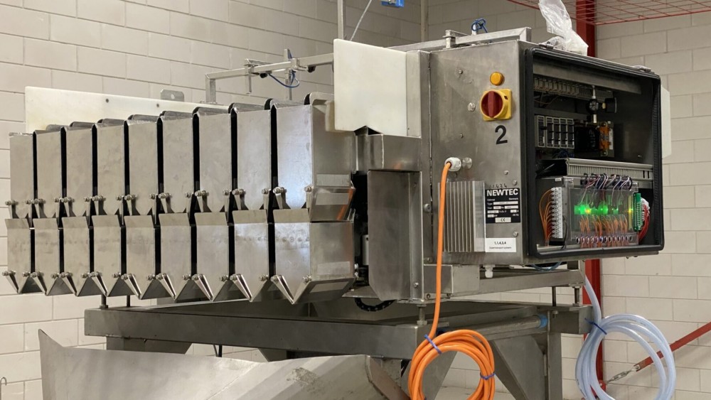 Used Newtec 9 head lineair weigher