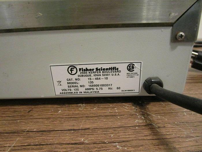 Used FISHER SCIENTIFIC 135 TISSUE PREP FLOTATION BATH