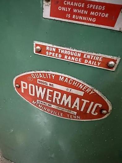 Used Powermatic 87 Vertical Band Saw