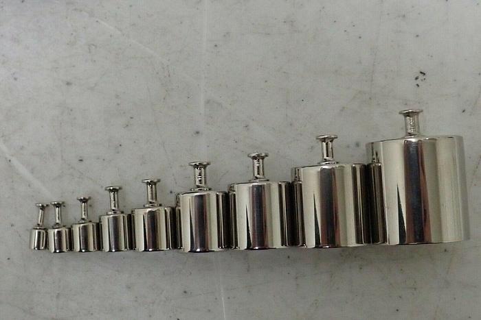 Used Sartorius Balances & Scales S03C0894 Model 5mg-100g Calibration Weight Kit Set