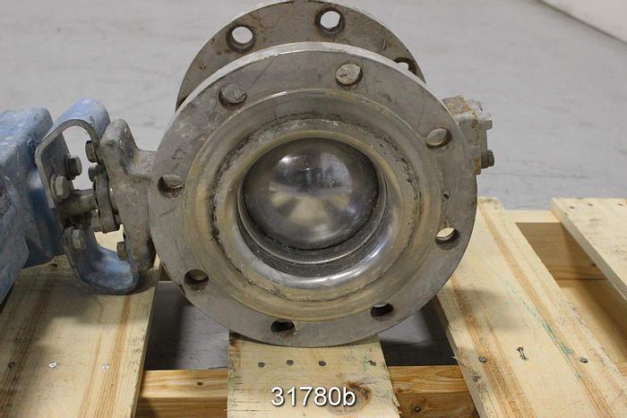 Used Neles Jamesbury R23CB04CCJK 6" V-Ball Control Valve #31780