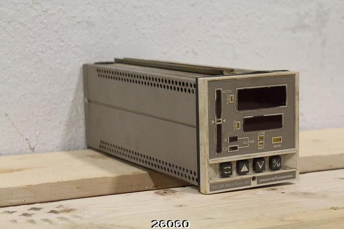 Used Taylor MICRO SCAN 500 Micro Scan 500 Single Loop Controller #26060